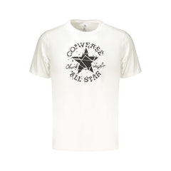 Converse White Cotton Men's T-Shirt