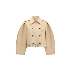 Ganni Beige Cotton Jacket