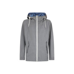 Herno Gray Virgin Wool Shell Jacket