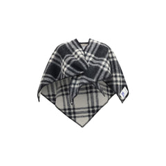 Burberry Gray Wool Oves Aries Scarf