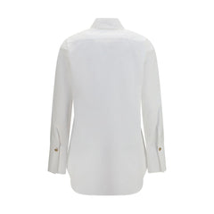 Balmain White Cotton Dress Shirt