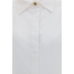 Balmain White Cotton Dress Shirt