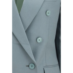 Chloé Bicolor Wool Oves Aries Blazer