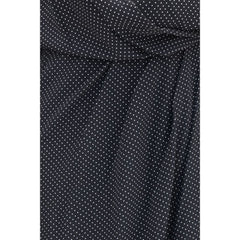 SA SU PHI Black Silk Long Dress
