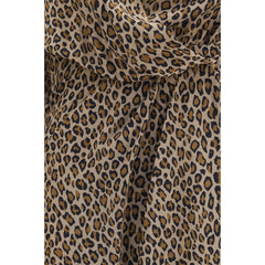 SA SU PHI Beige Silk Long Dress