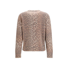 Ganni Beige Wool Oves Aries Sweatshirt