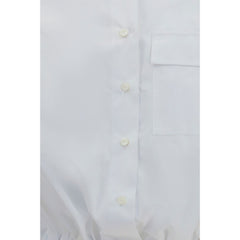 Brunello Cucinelli White Cotton Dress Shirt