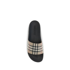 Burberry Black Rubber Slides