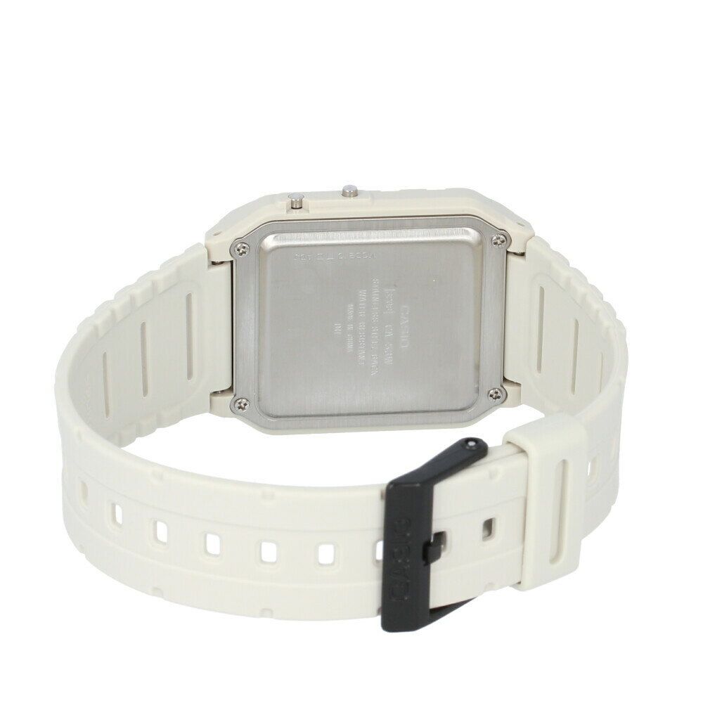 Casio White Resin Digital Watch