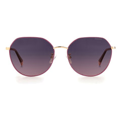 Polaroid Rose Gold Metal Sunglasses