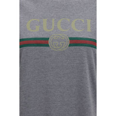 Gucci Gray Cotton T-Shirt