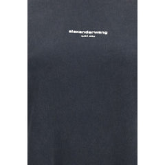 Alexander Wang Gray Cotton T-Shirt