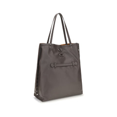 Zanellato Gray Calf Leather Bos Taurus Shoulder Bag