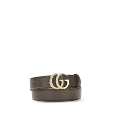 Gucci Brown Calf Leather Bos Taurus Regular Belt