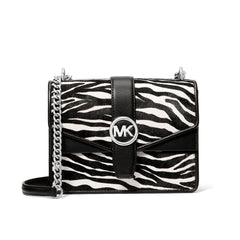 Michael Kors Black Leather Shoulder Bag