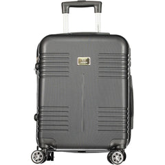 Laura Biagiotti Black Polyurethane Women's Travel Bag