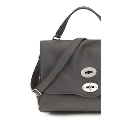Zanellato Gray Calf Leather Bos Taurus Handbag