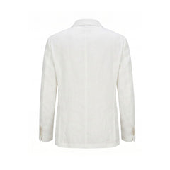 Malo White Linen Men's Jacket