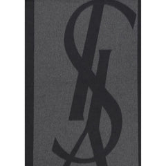 Saint Laurent Gray Silk Scarf