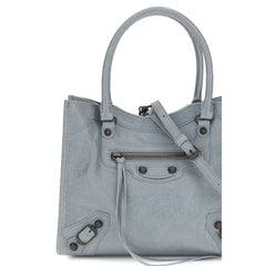 Balenciaga Blue Lamb Ovis Aries Aries Shoulder Bag