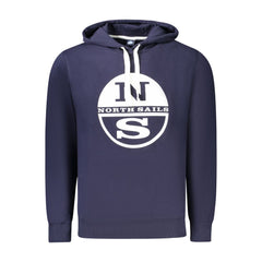 North Sails Blue Cotton Men's Hoodie
