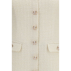 Self-Portrait Beige Polyester Casual Dress
