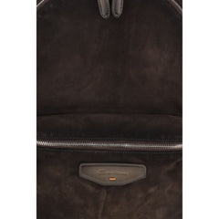 Santoni Brown Calf Leather Bos Taurus Backpack