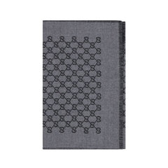Gucci Gray Wool Oves Aries Scarf