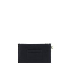 Saint Laurent Black Calf Leather Bos Taurus Wallet
