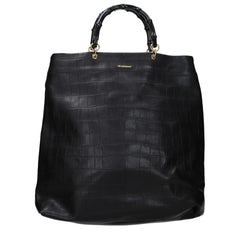 Jil Sander Black Leather Handbag
