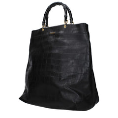 Jil Sander Black Leather Handbag