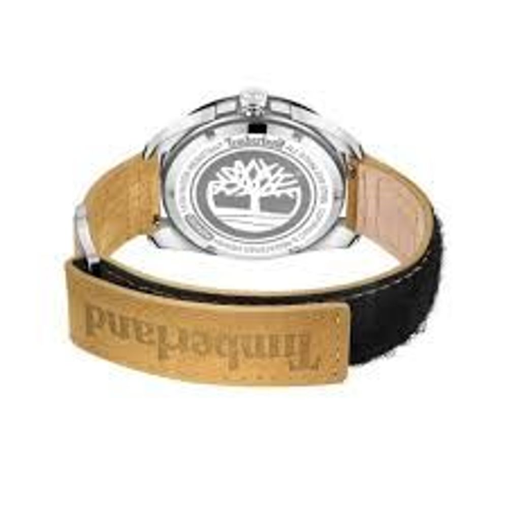 Timberland Brown Leather Dress Watch