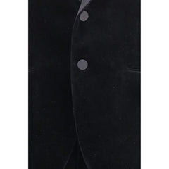Ferragamo Black Cotton Tuxedo