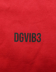 Dolce & Gabbana Red Cotton Graphic Print Crew Neck T-shirt