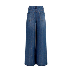 Self-Portrait Blue Lyocell Jeans Denim
