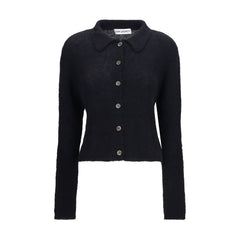Our Legacy Black Alpaca Vicugna Pacos Polo Shirt