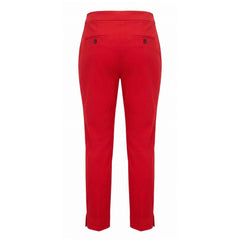 Malo Red Cotton Women Pants