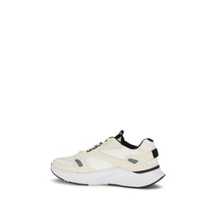 Valentino Garavani White Fabric Low Top Sneakers