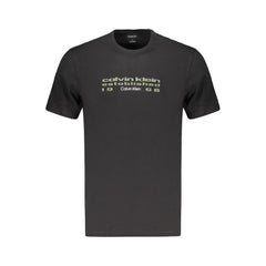 Calvin Klein Black Cotton Men's T-Shirt