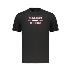 Calvin Klein Black Cotton Men's T-Shirt