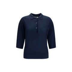 Lisa Yang Blue Cashmere Sweater