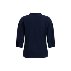 Lisa Yang Blue Cashmere Sweater