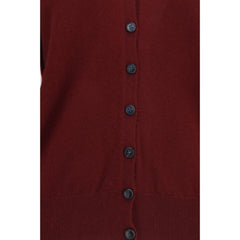 Lisa Yang Bordeaux Cashmere Cardigan