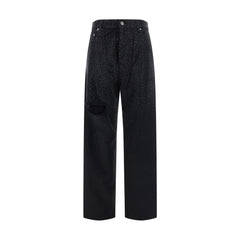 Golden Goose Black Cotton Casual Pants
