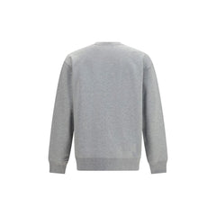 Balmain Gray Cotton Sweatshirt