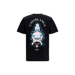 Casablanca Black Cotton T-Shirt