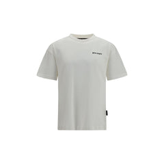 Palm Angels White Cotton T-Shirt