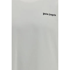 Palm Angels White Cotton T-Shirt
