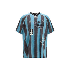 Palm Angels Blue Cotton Sportswear