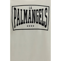 Palm Angels Beige Cotton T-Shirt